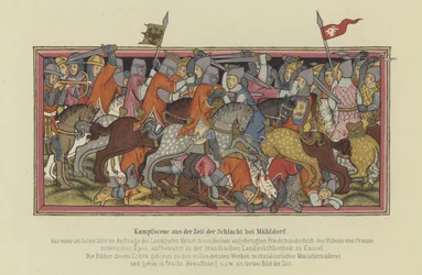 Die Schlacht bei Mühldorf, 1322