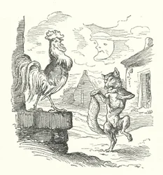 Der Hahn und der Fuchs
