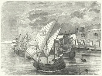 Die ungarische Flotte vor Neapel