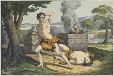 Die Ermordung Abels, Illustration aus 