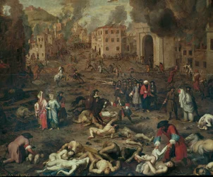 Die Plünderung von Ofen durch kaiserliche Truppen