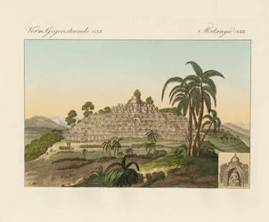 Der Buddha-Tempel von Borobudur in Java