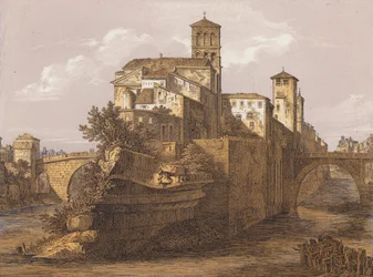 Tiberinsel, Rom, Italien