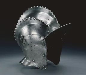 Dreifachkamm-Burgonet, um 1560-70