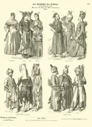 Türkische Kostüme, 17. und erste Hälfte des 18. Jahrhunderts