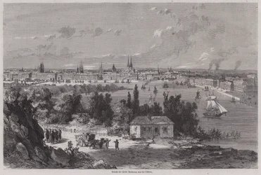 Ansicht von Bordeaux, Frankreich