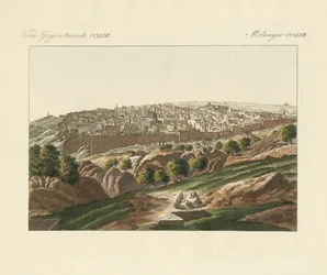 Ansicht von Jerusalem