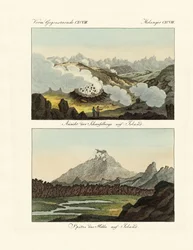 Ansichten der Schwefelberge in Island