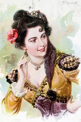 Zerline aus der Oper Don Giovanni von Wolfgang Amadeus Mozart, ca. 1900