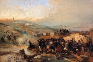 Eroberung des Turms von Malakoff, von Gerolamo Induno