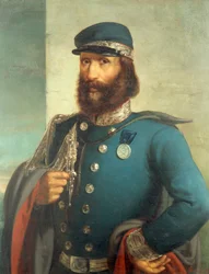 Porträt von Giuseppe Garibaldi, von Gerolamo Induno