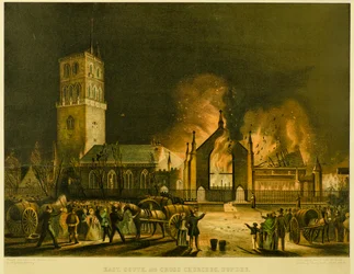 Ost-, Süd- und Kreuzkirchen, Dundee (nach George McGillivray), c.1841
