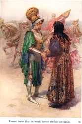 Gaunt wusste, dass er seinen Sohn nie wiedersehen würde, Illustration aus 