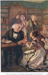 "Oh, mein Ehemann und Vater, breche dieses lange Schweigen!"
