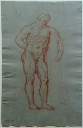 Studie nach der Gestalt des Herkules Farnese
