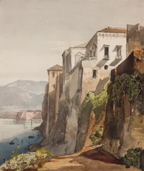 Das Haus von Tasso, Sorrent, mit Ergänzungen von Prinzessin Maria Annunziata di Borbone (1843-1871), 1853