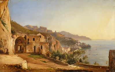 Blick auf Amalfi von der Höhle der Kapuziner