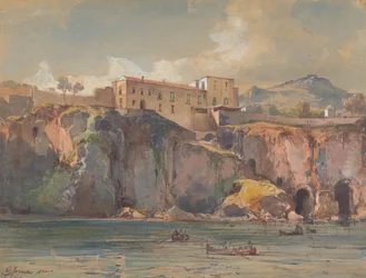 Blick auf die Klippen bei Amalfi