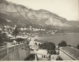 Panoramablick auf Montecarlo in Monaco