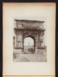 Triumphbogen des Titus in Rom, Italien