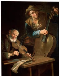 Die Musiker, spätes 17. oder 18. Jahrhundert