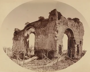 Tempel des Herkules, 1850er Jahre
