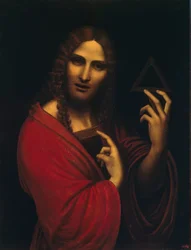 Christus mit dem Symbol der Dreifaltigkeit
