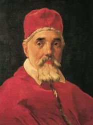 Italien, Rom, Porträt von Papst Urban VIII (Matteo Barberini)