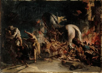 Die Belagerung von Troja, ca. 1760