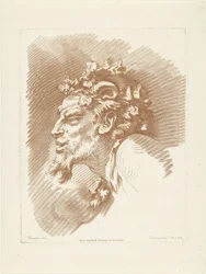 Kopf eines Satyrs
