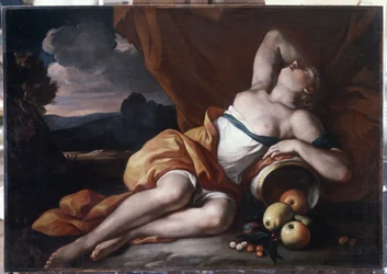 Pomones Schlaf: Pomone ist eine Nymphe in der römischen Mythologie
