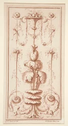 Ornamentales Panel aus Recueil d