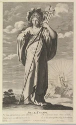 Sibylle von Cumes, ca. 1635. Schöpfer: Gilles Rousselet, Abraham Bosse