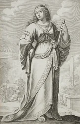 Lucretia (nach Claude Vignon)