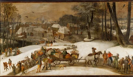 Militärexpedition im Winter