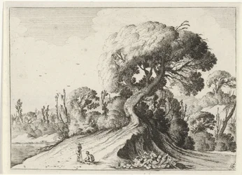 Zwei Männer vor einem großen Baum