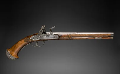 Steinschlosspistole, um 1690-1700
