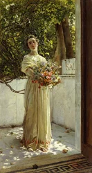 Die Blumensammlerin