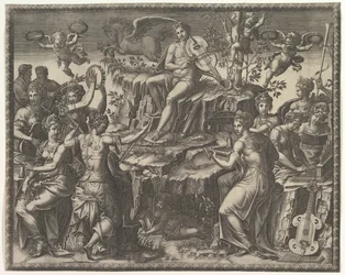 Apollo und die Musen, ca. 1557