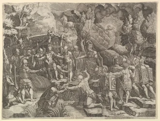 Sinon täuscht die Trojaner, Mitte der 1540er Jahre