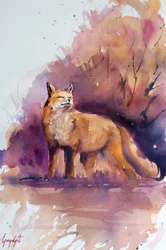 Gelassener Waldfuchs