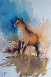 Gelassener Wildfuchs