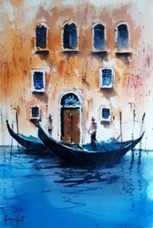 Venedig Gondelgewässer