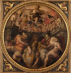 Allegorien der Viertel Santo Spirito und Santa Croce, 1563-1565