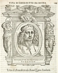 Mailand, Biblioteca Braidense, Vite de piv excellent, Giorgio Vasari 1568, Benedetto da Rovezzano