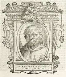 Mailand, Biblioteca Braidense, Vite de piv excellent, Giorgio Vasari 1568, Fra Bartolomeo genannt Baccio della Porta