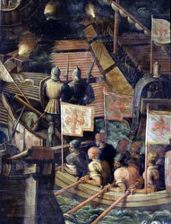 Seeschlacht zwischen Florenz und Pisa (Detail)