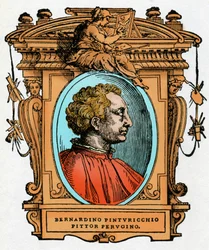 Porträt von Pinturicchio (Bernardino di Betto Bardi)