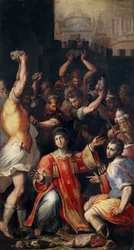 Das Martyrium des heiligen Stephanus, 1571