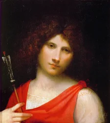 Junger Mann mit Pfeil, um 1505